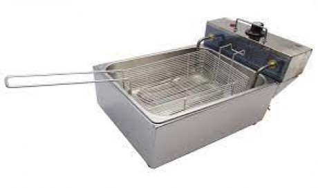 Fritadeira Elétrica 1 Cuba Aço Inox 5 Litros 220v 2500W - Stevan Metal