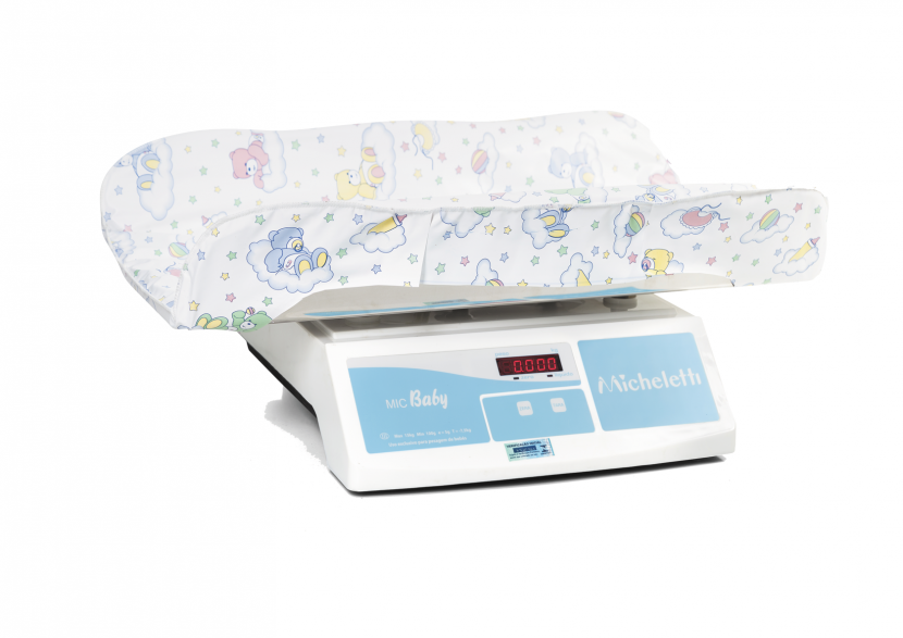 Balança Baby Concha INOX 15kg - Micheletti " Homologada pelo Inmetro"