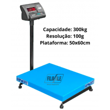 Balança de Plataforma 50x60 300kg/100g Rinnert