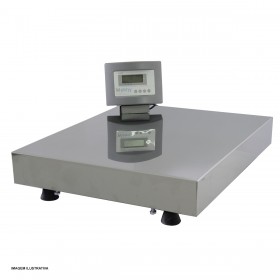 BALANCA WELMY ELET 300KG C/BAT CZ S/COL PLA 50X60INOX